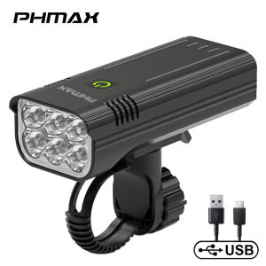 X-TIGER Đèn led chiếu sáng gắn xe đạp chống mưa 900 Lumens cổng sạc USB đèn pin xe đạp thể thao