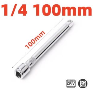 WAYCAI 1/4" 3/8" 1/2" Socket Ratchet Wrench Professional 50/100/150/250mm Socket Extender Hand Tool Drive Extension Bar