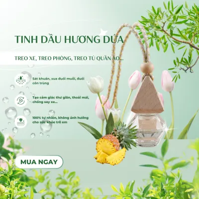 Tinh Dầu Cà Phê Treo Xe Ô Tô - Khử Mùi Nội Thất Xe & Làm Thơm Phòng Tự Nhiên