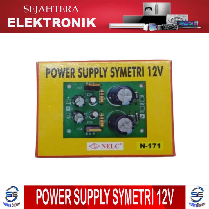 POWER SUPPLY SYMETRI 12V CT / MENGGUNAKAN IC 7812 DAN 7912 / POWER SUPPLAY 12 VOLT CT / Dapat Digunakan Untuk Rangkaian yang Membutuhkan INPUT  12 VT CT / Dapat menggunakan Trafo 1A CT 15 VOLT BISA BAYAR DI TEMPAT / SEJAHTERA ELEKTRONIK