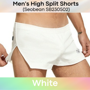 Mens Shorts : High Side Split with In-Sewn Pouch (Seobean SB230502)