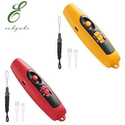 [loshops]Electronic Whistle with USB Chargingfor Referee Coaches TeacherOutdoor Sport Game Camping Whistle with Lanyard
