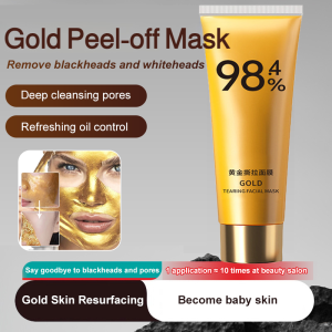 🌟Top Rated🔥Deep Cleansing Oil-Control Gold Peel-Off Mask【24k黄金焕肤面膜】 Dr. Yanmei Gold Peel-Off Mask Pore-Tightening Deep Cleansing Mud Mask Brightening Skin Tone Moisturizing Cleansing Mask