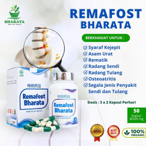 Remafost Bharata Obat Syaraf Kejepit Rematik Nyeri Sendi Asam Urat Paling Ampuh 100% Original