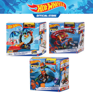 Hot Wheels City Nemesis Toy Car Track - Assorted