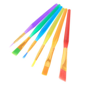 Bộ cọ vẽ màu nước màu acrylic màu sơn dầu màu gouache tô tranh số hóa. Set 6 cọ vẽ màu trong nhiều kích thước