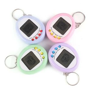 SDFSF Educational Keyring Pet Machine Christmas Gifts Game Ornaments Game Machine Virtual Cyber Pet Electronic Pets 90S Nostalgic Toy Tamagotchi
