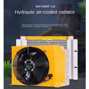 xpkQ Hydraulic Air Cooler Radiator AH1490T-CA Hydraulic Oil Large Flow Rate 250L Oil Cooling 12V 24V 220V 380V 4P6B8