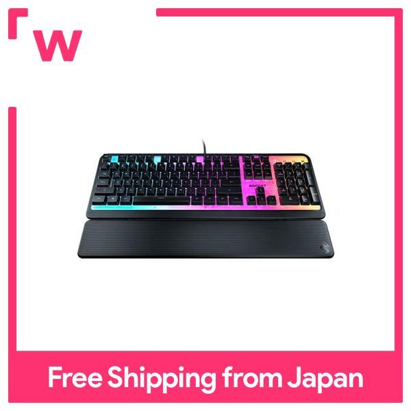 ROCCAT Magma Membrane RGB Gaming Keyboard JP Japanese Arrangement ...