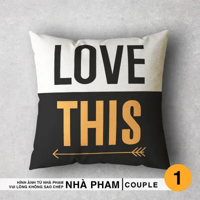 Gối Sofa Gối Trang Trí COUPLE (1-16) (45x45cm)
