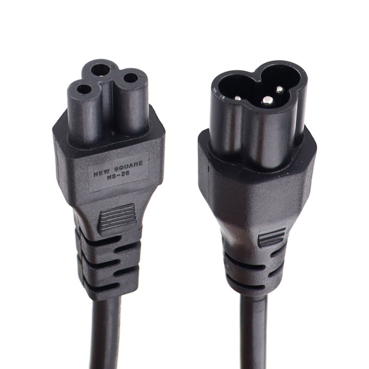 CERRXIAN Cavo Di Conversione C6 A C5 + Presa Europea (EU) 30cm - 0.75mm² 10A 250V - Adattatore A Y Per Alimentazione