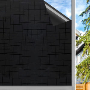 Blackout sunscreen glass sticker opaque window black frosted self-adhesive bathroom anti-peeping Black window stickers available in a variety of styles Static no glue can be reused