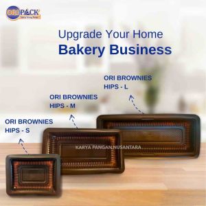 MIKA BROWNIES MEDIUM MIKA BROWNIS ORI BR-M MIKA BRONIS MIKA COKLAT FOOD GRADE 10 PCS