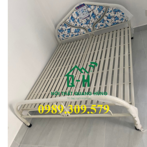 GIƯỜNG SẮT ỐNG TRÒN GIÁ RẺ TẠI XƯỞNG - GIƯỜNG LẮP RÁP DỄ DÀNG