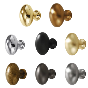 Elegant Oval Drawer Knobs Sturdy Materials Accessory for Cabinets and Dressers with Antique Zinc Alloy Finish 2Pieces