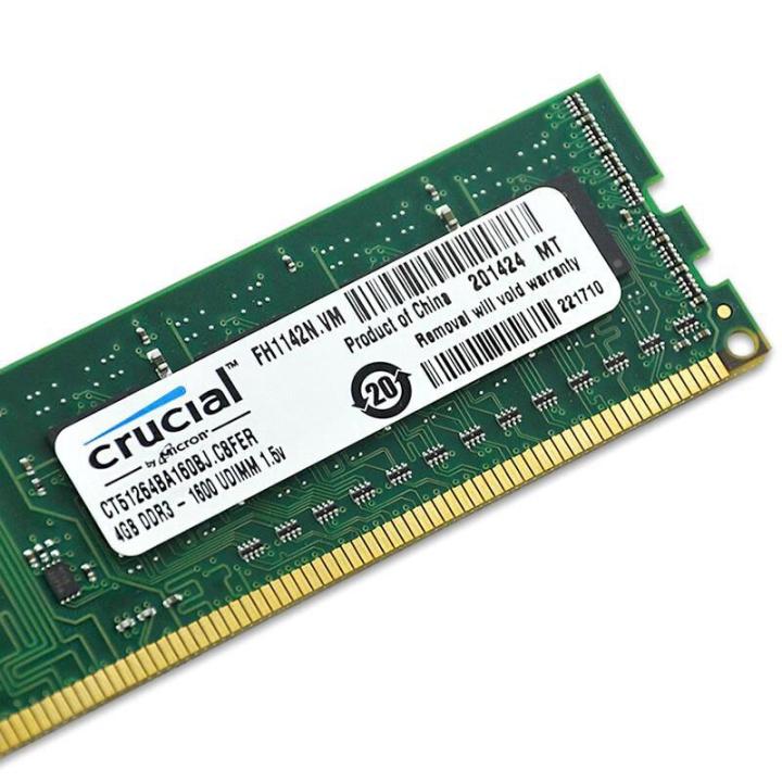 Crucial RAM Memory DDR 3 DDR3 4GB 8GB 1600MHz 133HZ 8 GB DIMM 240