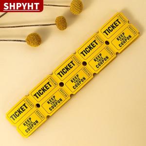 [COD] SHPYHT TOY 100 Pcs Raffle Tickets For Classroom Lottery Roll Of Single Paper Labels Drink Events Raffle Tickets Celebration Event Tickets