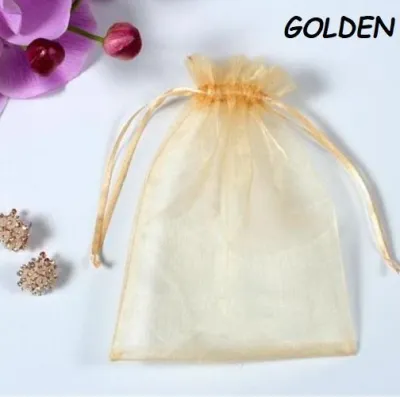 25cm x 35cm Organza Drawstring Pouches/Mesh Gift Bag Goodies Wedding Pouch Bags (10 pcs in a pack)