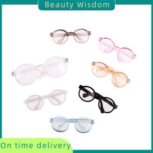 Beauty Wisdom Plush Doll Glasses Accessory Round Frame 6.5/9.5cm Eyewear Clear Lens