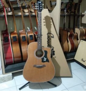 Gitar Cowboy GWC 240 NA NS Original Akustik Elektrik Ukuran Jumbo Senar String Tunner Cowboy AW 39 Premium