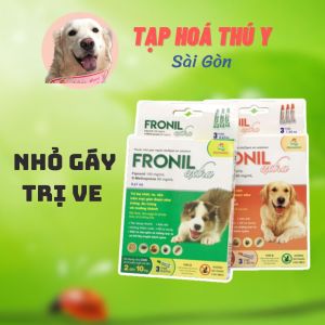 nhỏ gáy FRONIL EXTRA trừ ve rận bọ chét cho chó