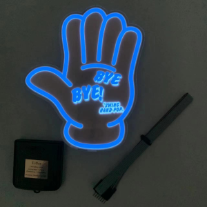 LED Swing hand pop Stiker Mobil Universal Auto Racing Lucu Kertas Gantung Aksesoris Interior Mobil