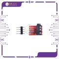 3.5mm Plug Jack Stereo Plastic + Metal TRRS Headset Audio Socket Breakout Board Extension Connector Module. 