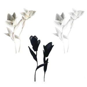 Fabric Flower Applique Handmade Dress Sweater Making Supply 3D Flower Patches Garment Decoration Sewing On Appliques