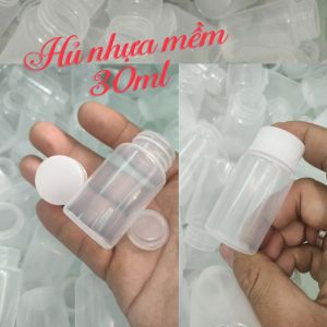 [ HOÀN TIỀN 15% ]  Hủ nhựa 30ml chứa chất lỏng hủ mềm đàn hồi siêu dẽo bảo quản sạch an toàn