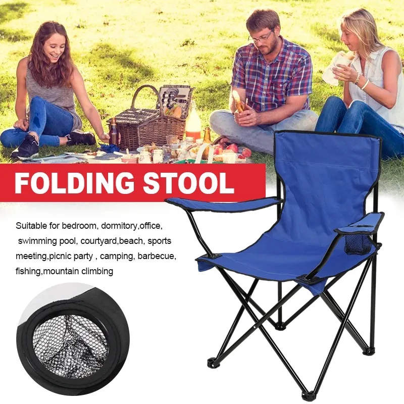 NEXA Camping Chair Foldable Portable Outdoor Folding Chair For Hiking Beach  Chair With Storage Bag