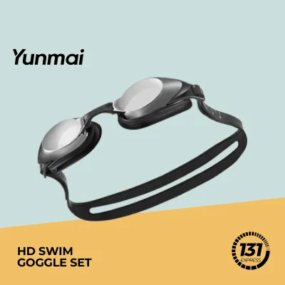 Yunmai HD Anti-Fog Swim Goggles - UV Protection Clear Vision Ergonomic Fit Leak-Proof