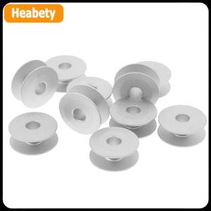 【2-3 days delivery】 10pcs 21mm Industrial Aluminum Bobbins For Singer Brother Sewing Machine Tools