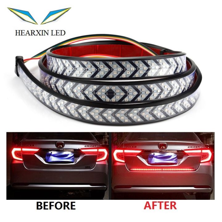 LED Car Brake Lights Universal Tail Light Bar Strip 12V 24V Waterproof