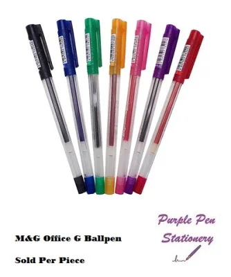 M&G Ballpen Office G Series Budget Capped Gel Pen Sold Per Piece