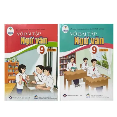 Sách -(Combo) Vở Bài Tập Ngữ văn 9 - Tập 1+2 (Cánh Diều)