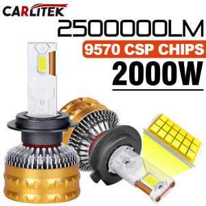 Đèn pha LED 2000W H4 2500000LM Bộ giải mã Canbus Đèn xe H1 H7 H11 H8 H9 9005 9006 9012 HB3 HB4 HIR2 36PCS Chip CSP Đèn sương mù2026
