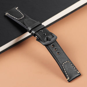 Zenia 24mm Comfortable Skin-friendly Premium Retro Genuine Leather Watch Strap for Garmin Venu X1 COROS NOMAD APEX 4 46mm APEX4 Sport Watch Accessories