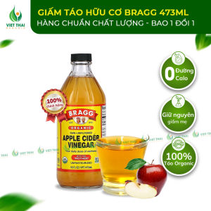 [MỚI VỀ] Giấm Táo Hữu Cơ Bragg Có Giấm Cái Nhập Chính Hãng Mỹ Thức Uống Healthy Eatclean (Việt Thái Organic)