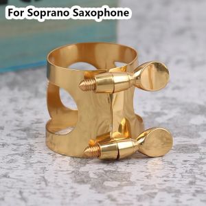 WININ 1Pcs Đồng thau Kẹp giữ kèn Saxophone với vít điều chỉnh Vòng khóa Nắp khóa Alto/Tenor/Soprano Ligature Climp Dành cho kèn Alto/Sub Alto/Treble Saxophone