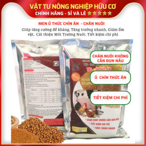 TKS - Ủ THỨC ĂN CHĂN NUÔI: Ủ Chín Thức Ăn Không Cần Đun Nấu Cho Heo Bò Gà - Gói 1KG