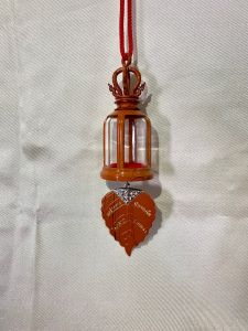 กรอบพระทรงระฆังแขวน (สีลายไม้)