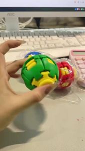 Press-and-turn fidget spinner finger rotation ball childrens stress-relief toy novelty item