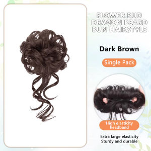 Wig Hair Clip Messy Curly Hair Wigs for Women Wig Bun Hairpin Bud Hair Claw Clip