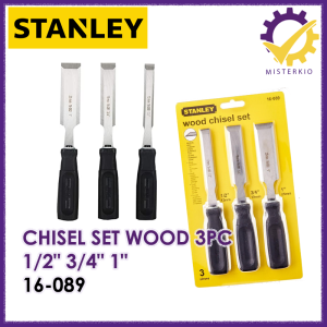 STANLEY CHISEL SET WOOD 3PC 1/2" 3/4" 1" 16-089 CHEAP