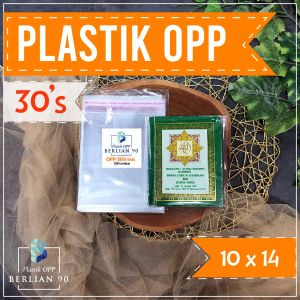 (100 Pcs) Plastik OPP Lem 10 x 14 cm 30’S Micron – Kemasan Elegan & Praktis untuk Sabun Natural Snack Kecil dan Aksesoris Handmade!