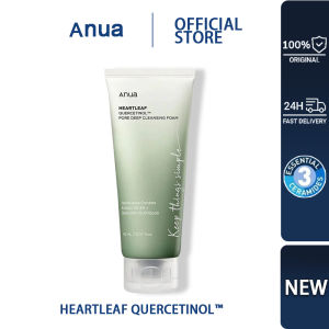 ANUA Heartleaf Quercetinol Pore Deep Cleansing Foam 150ml | Suitable for all skin types including those prone to acne