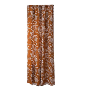 Reversible Polyester Floor Hanging Sturdy Dustproof Decorative Florals Print Space Divider Quick Setups