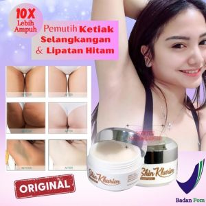Cream Pemutih Selangkangan Miss V Ketiak & Bokong Ampuh Shin Kurim Original BPOM Krim Memutihkan Pencerah Miss V Ketiak Leher Sikut Lutut