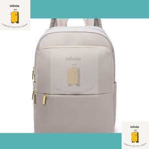 Fashion Office Lady Bag School Bag Waterproof Nylon 14 inch Laptop Backpack for women