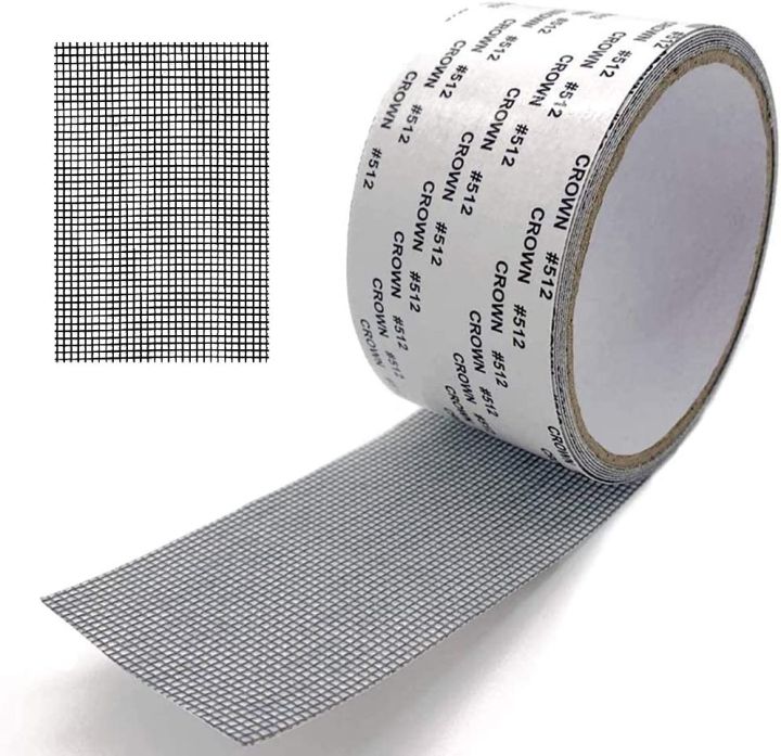 Window Screen Repair Kit Tape Waterproof Screen Repair Tape 3-Layer Strong Adhesive Window Screen Doors Repair Patch Tape Suitable for Covering Holes&Tears Instantly